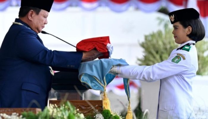 Prabowo Pimpin Upacara HUT ke-81 RI di Istana Merdeka